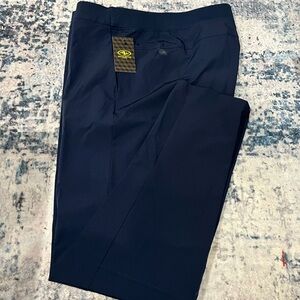Navy Blue Athletic Trousers 34-36 Water resistant New!